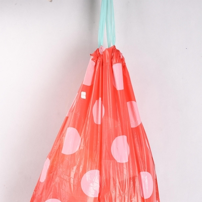 5-50 Mic Thickness Green Custom Logo Printing Orange Plastic Scented Garbage Bag