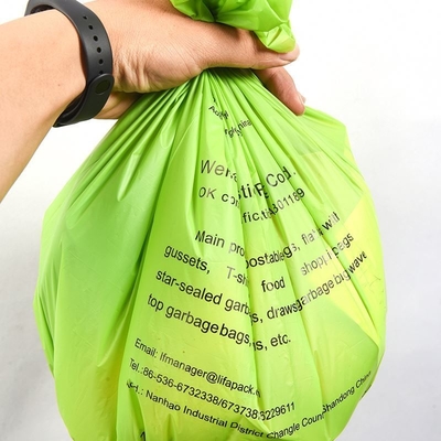 Custom Order Accepted 35L Biodragadable Bin Liners for Eco-Friendly Waste Disposal