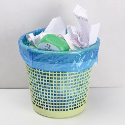 Beige HDPE Plastic Trash Waste Can Bin Liner Garbage Bag for Custom Size and Capacity