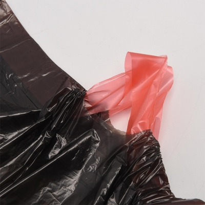 Custom Order Accepted Household Blue Plastic Roll Garbage Bag with Drawstring Drawstring