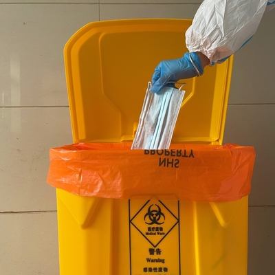 Offset Printed HDPE/LDPE/LLDPE Medical Waste Garbage Bin Liner Bag with Custom Design