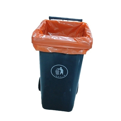 Beige 100L Plastic Big Black Reusable Garbage Bag in Roll for 55 Gallon and Offset Printing
