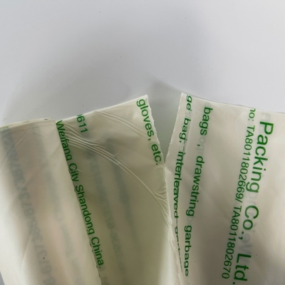 Biodegradable T-shirt Bag on Roll Made of PBAT Material for Eco-Friendly Packaging