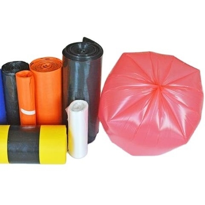 4 gallon plastic waste clear small garbage trash packaging bags made of LLDPE material