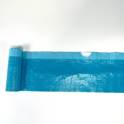Offset Printing Clear 5 Pieces Roll Set Plastic Garbage Bag Custom Order from Top