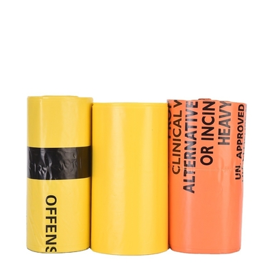 Conveniently Dispose of Medical Waste with Durable Square Bottom Plastic Bin Liners