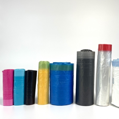 Custom Order Acceptance Scented Drawstring Garbage Bag Roll made of HDPE/LDPE/LLDPE