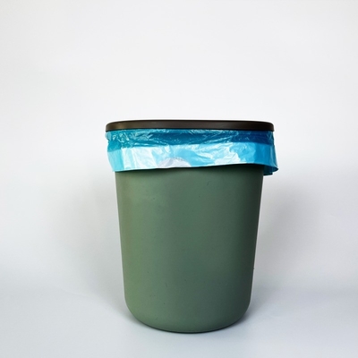 Offset Printing Drawstring Tie String Garbage Bags on Roll for Trash Can