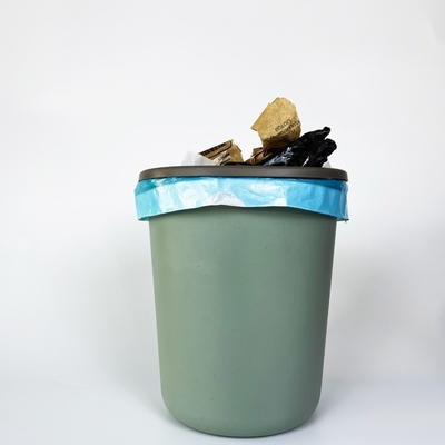 Offset Printing Drawstring Tie String Garbage Bags on Roll for Trash Can