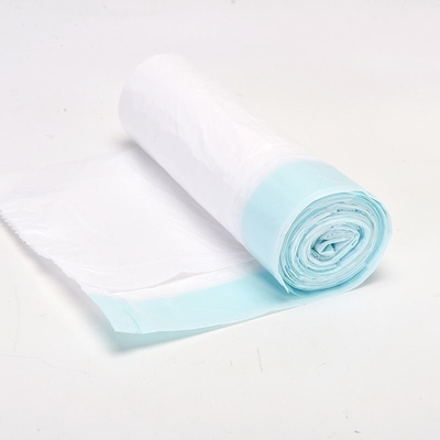 Manufactures Black Garbage Bag With Drawstring HDPE/LDPE/LLDPE For Garbage Waste