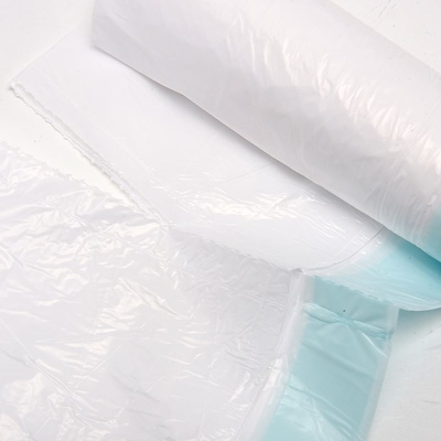 Manufactures Black Garbage Bag With Drawstring HDPE/LDPE/LLDPE For Garbage Waste