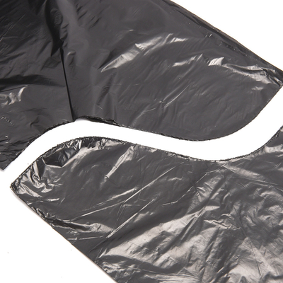 Beige PE Plastic HDPE/LDPE Flap Tie Trash Garbage Bag for Direct Custom Branding