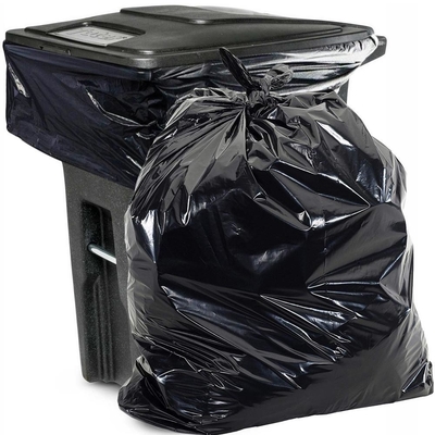 Household Products Black Plastic Garbage Bag for Eco-Friendly Waste Removal