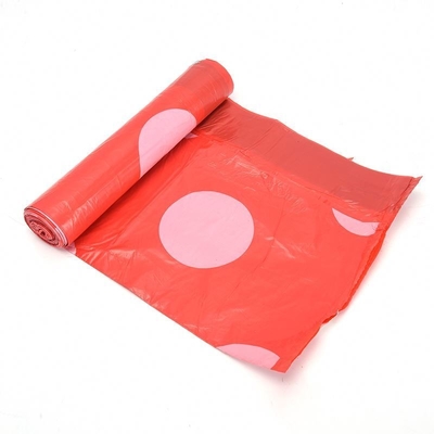 HDPE Garbage Roll Bag With Drawstring And Certificate ok compost For Waste Management