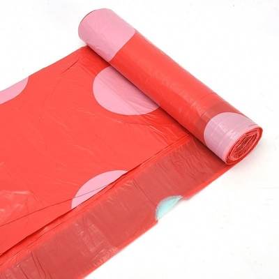 HDPE Garbage Roll Bag With Drawstring And Certificate ok compost For Waste Management