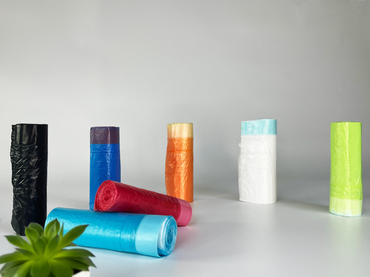 Customized Logo Plastic Garbage Bags on Roll for Convenient Waste Collection