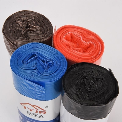 Portable Automatic Closing Household Thickened Drawstring Color Garbage Bag for Waste