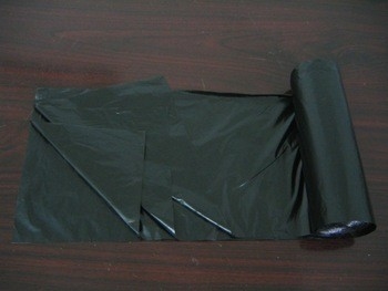 5-100 mic Thickness Certificate ok compost Recycled Black Bags in Roll for Garbage