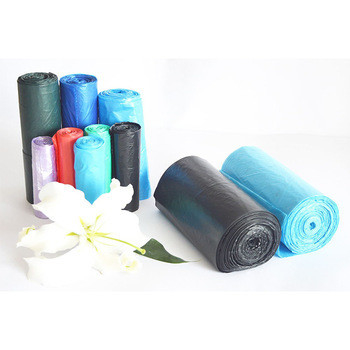 Certificate ok compost HDPE Drawstring Garbage Bag on Roll for Industrial Custom Order