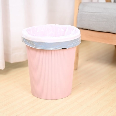 Drawstring HDPE Transparent Bags for Garbage Unscented LDPE Blue Garbage Bag