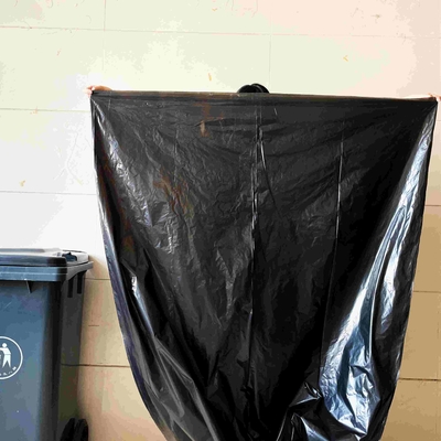 Embossing Surface Handling LDPE Black Star Seal Big Garbage Bags for Your Business