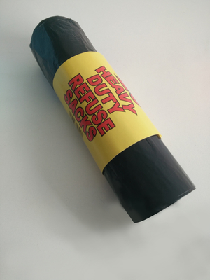 Recycled Black Bags on Roll for Garbage Accepting Custom Orders 5-100 mic Thickness