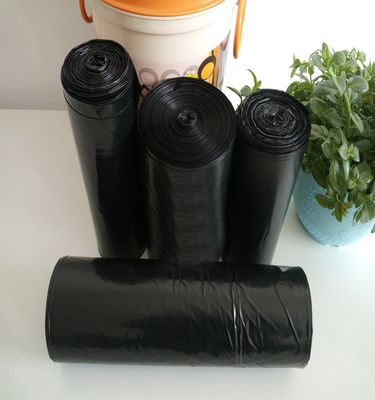 Recycled Black Bags on Roll for Garbage Accepting Custom Orders 5-100 mic Thickness