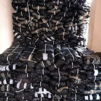 High Security Black Plastic Garbage Bags 33 Gallon Capacity Can Liners for Industrial