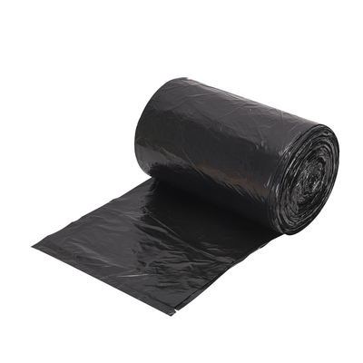 Square Bottom Bag Household Security Drawstring Trash Bag for Eco-Friendly Disposal
