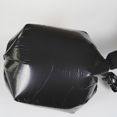 Drawstring Closure Medium Large Trash Bags for Sealing Handle HDPE/LDPE/LLDPE Material