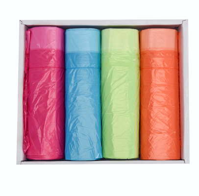 Floral Scented Kitchen Trash Bag with Drawstring Closure and Leakproof Design