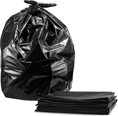 Household Industrial Customized Black Trash Bag Large Heavy Duty Plastic Garbage Bags
