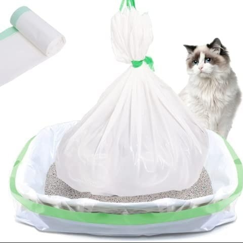 PLA PBAT Material Structure Heat Seal 15 mic Compostable Pet Poop Bags for Dogs and Cats