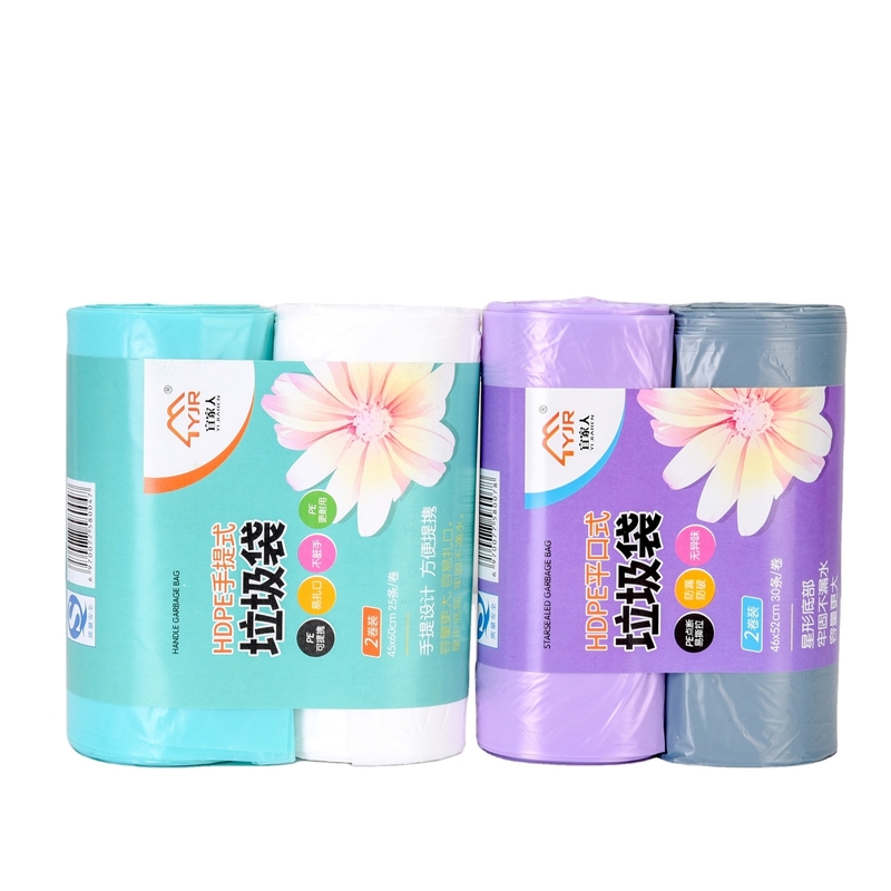 Recycled Materials Star Seal PE Plastic Garbage Bags On Roll for Eco-friendly Living