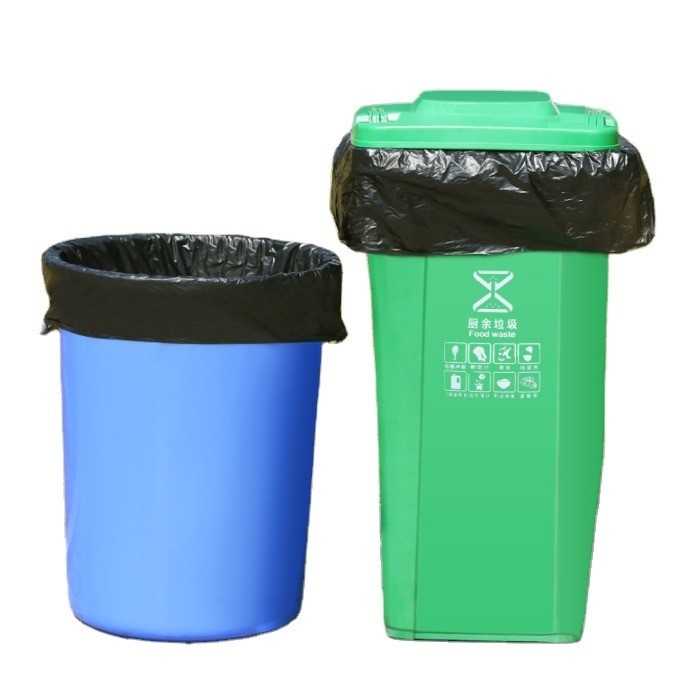 Custom Order HDPE Heavy Duty Flat Pocket Commercial Hotel Property Oversized Plastic Bags