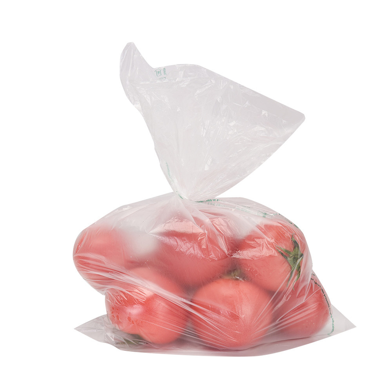 Clear Food Packing Bag on Roll with Bio-Degradable HDPE Material and Thickness 5-100 mic