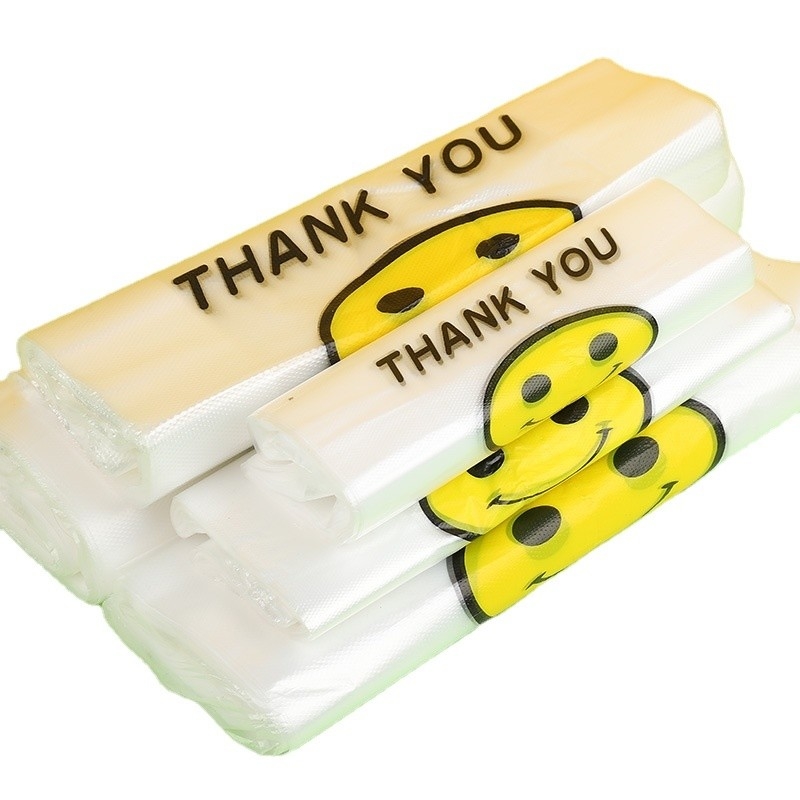 Supermarket and Convenience Store Essentials HDPE/LDPE/LLDPE Plastic Shopping Bags