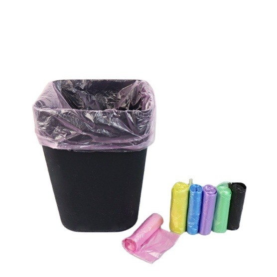 Sealing Handle Heat Seal Large Garbage Bags for Heavy Duty Waste Management in Black
