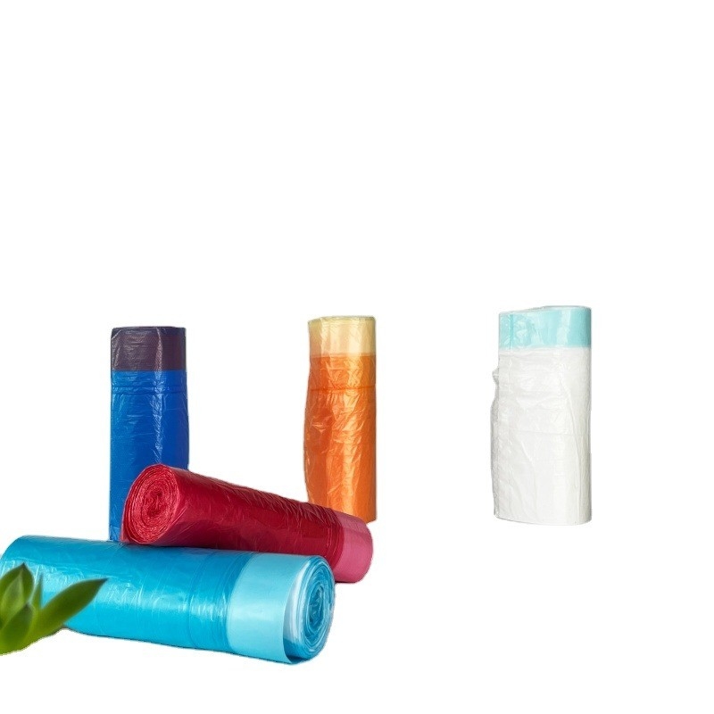 Household Colorful PE Drawstring Trash Bag for Garbage Disposal Solution