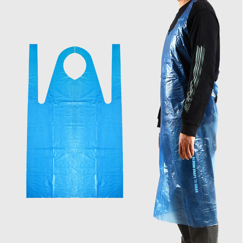 Waterproof and Anti-Stain PE Apron for Hot Pot Barbecue in Home Kitchen Disposable
