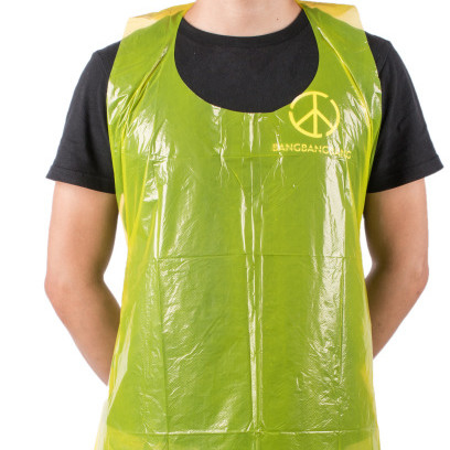 Hotpot BBQ Camping Apron Anti-Fouling Anti-Oil Plastic Apron for Kitchen and BBQ