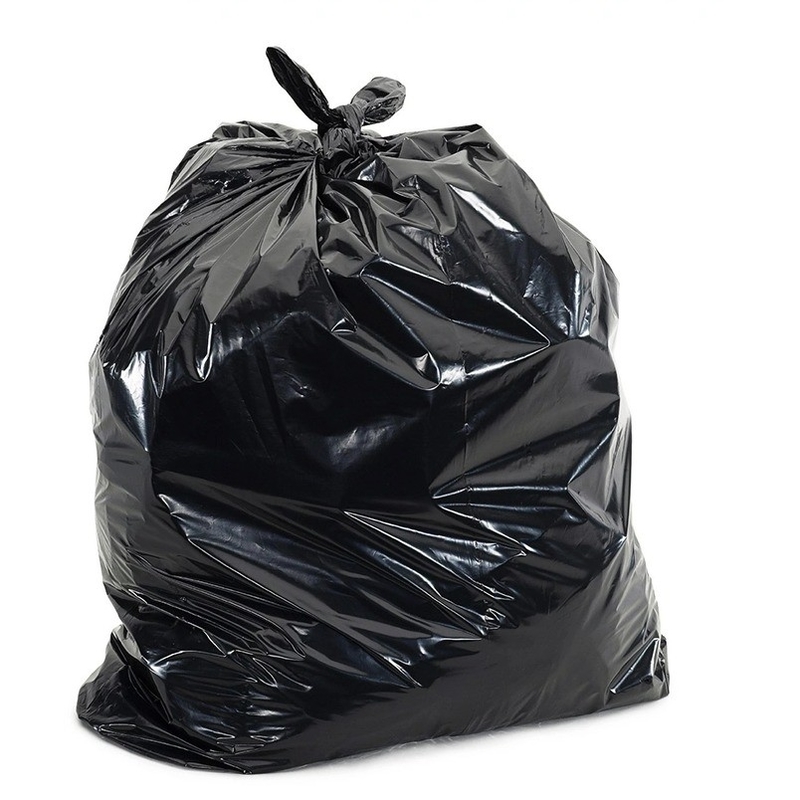 Green or Customized Color Black Plastic Trash Bag on Roll with Thickness 5-80 mic