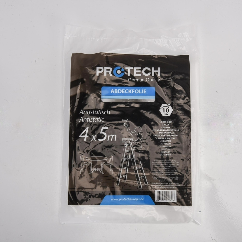 5-15 mic Thick PE Plastic Drop Cloth Perfect for Furniture and Equipment Protection
