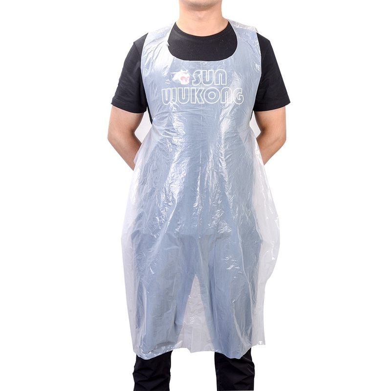 Environmentally Friendly Colorful Disposable PE Plastic Apron for Medical Purposes