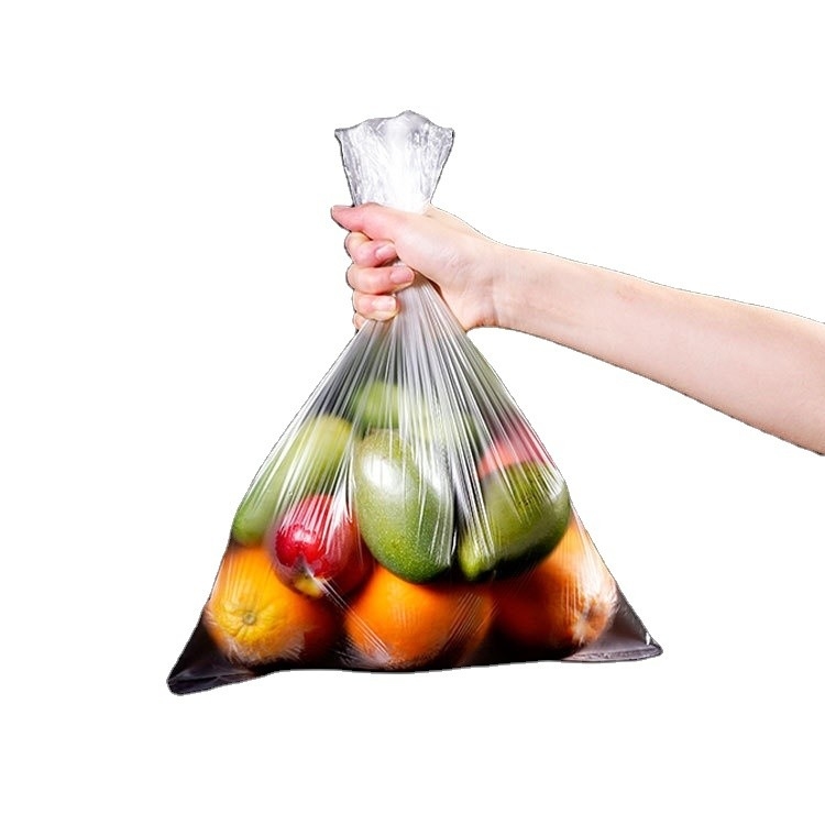 Household Dry Food Breathable Perforated Custom Food Packaging Print Self Plastic PE Bag