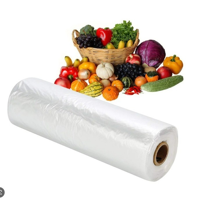Produce Roll Bags High Density HDPE for Supermarket Printing Customers' Logo or as Request