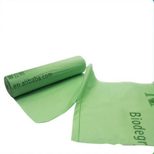 100% Biodegradable Compostable Cornstarch Plastic Rubbish Bags for Daily Necessities