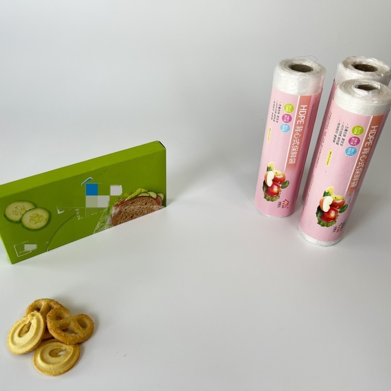 Bio Degradable PE Plastic Food Packing Bag on Roll for Clear and Fresh Protection