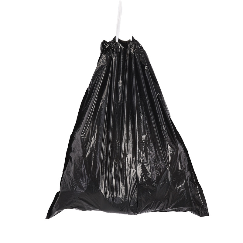 HDPE 15 Pcsrolls Direct Order Clear Tall Kitchen Drawstring Cleaning Plastic Garbage Bag