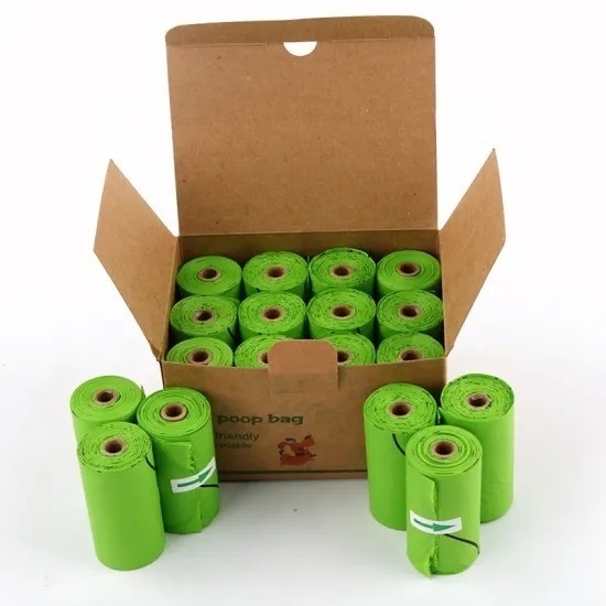 100% Compostable Custom Printed Garbage Bag Holder for Dog Pet Poop Waste in Outdoor